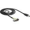 Delock Cable USB kištukas > TTL 6 kontaktų antraštė, viena 1,8 m (3,3 V)