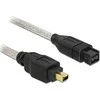 Delock Firewire 9-PIN - Firewire 4-PIN, 1 m, Baltas (82588)
