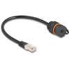Delock Kabelis RJ45 Cat.6A STP 25 cm Juodas (88146)