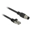 Delock Kabelis sieciowy Juodas 1 m Cat5e S/FTP (S-STP) (84922)