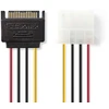 Nedis vidaus maitinimo kabeliai | SATA 15 kontaktų jungtis | Molex lizdas | Paauksuotas | 0,15 m | apvalus | PVC | Įvairiaspalvis | plastikinis maišelis