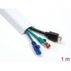Delock Kanał kablowy samoprzylepny 70 x 20 mm - ilgis 1 m balta (20706)