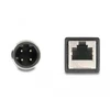 DELOCK M12 adapterio kabelis, D kodavimo, 4 kontaktų ST į RJ45, lizdas, 50 cm