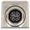 Delock M12 Adapteris X-kodowany 8 Pin gniazdo do RJ45 gniazdo Cat.6A STP ekranowany prosty (60087)