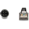 DELOCK M12 kabelis, D kodavimo 4 kontaktų kištukas į RJ45 kištuką, PUR (TPU), 5 m