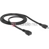 Delock ilgintuvas USB 2.0 tipo Micro-B kištukas > USB 2.0 tipo Micro-B lizdas