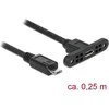 „Delock Cable USB 2.0 Micro-B“ lizdas, skirtas montuoti > USB 2.0 mikrofonas
