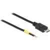 Delock kabelis USB 2.0 Micro-B kištukas > 2 x atviri kabelio galai 10 cm Raspberry Pi
