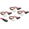 Delock Mini SAS – 4x SAS + Molex (83146)