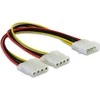 Delock Y kabelio maitinimo šaltinis > 2x 4 kontaktų Molex