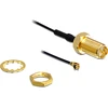 Delock antenos kabelio RP-SMA lizdas montavimui > MHF/U.FL-LP-068
