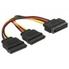 DELOCK Adaptor Power SATA HDD2x zu 15Pin-St 15cm