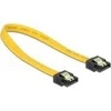 DELOCK Cable SATA 6Gb/s 20cm tiesus/tiesus metalinis