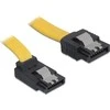 DELOCK Cable SATA 30cm geltonas aukštyn/tiesus metalinis