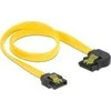 DELOCK Cable SATA 6Gb/s 30cm kairysis/tiesus metalinis