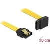DELOCK Cable SATA 6Gb/s 30cm aukštyn/tiesus metalinis