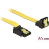 DELOCK Cable SATA 6Gb/s 50cm aukštyn/tiesus metalinis