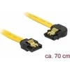 DELOCK Cable SATA 6Gb/s 70cm kairysis/tiesus metalinis