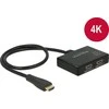Delock HDMI skirstytuvas 1 x HDMI įvestis > 2 x HDMI išvestis 4K