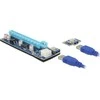Delock Riser PCI Express Karte x1 > x16 mit 60cm USB Kabelis