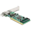 Karta jungiama į tinklą Delock Delock - Netzwerkadapter - PCI Low-Profile - 10/100/1000Base-T(X) x 1