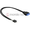 Kabelis Delock USB3.0 moteriškas>USB2.0 vyriškas