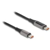 Delock USB 2.0 Kabelis do transmisji danych i szybkiego ładowania USB Type-C™ męski na męski PD 3.0 100 W su wyświetlaczem mocy 2 m (86809)