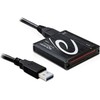 DLC DeLOCK USB 3.0 Card Reader All in 1 kortelių skaitytuvas USB 3.2 Gen 1 (3.1 Gen 1) Juoda