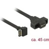 Delock USB 3.1 Gen2 kontaktų jungtis B raktas > 2x USB 3.1 Gen2 Type-A moteriškas 45 cm