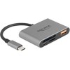 Skaitytuvas Delock DELOCK USB-C Card Reader fur SD und Micro SD Speicherkarten + USB 10 Gbps Typ-A Port und USB Type-C PD 2.0 85 W