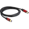 „Delock“ kabelis USB 3.0 A tipo kištukas > USB 3.0 B tipo kištukas 3 m Premium