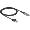 Delock USB Type-C™ do RJ45 Gigabit Ethernet 2m Juodas (60760)