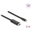 Delock USB Type-C į HDMI kabelis (DP Alt Mode) 8K 60 Hz su HDR funkcija 2 m juoda