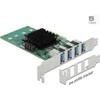„Delock“ valdiklis PCIe 2.0 x4 - 4x USB 3.0 (89048)