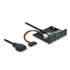 Delock vidinis 8,89 cm 3,5 colio USB 3.2 Gen 1 koncentratorius 4 portų (64166)