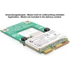 Delock Mini PCI Express / mSATA plėtinys Pusinis dydis > Visas dydis