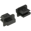 ZAŚLEPKA NA DISPLAYPORT MINI Juoda DUST COVER DELOCK (10-PACK) Z UCHWYTEM