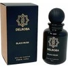 Delroba Juodas Musk EDP parfumuotas vanduo vyrams, 100 ml