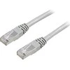 DELTACO F / UTP Cat6 patch kabelis, 10m, 250MHz, Delta sertifikuotas, LSZH, pilkas / STP-610