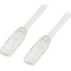 DELTACO U / UTP Cat6 patch kabelis, 0.3m, 250MHz, LSZH, baltas / TP-603V