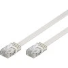 DELTACO U / UTP Cat6 patch kabelis, 0.5m, 250MHz, baltas / TP-60V-FL
