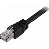 DELTACO F / UTP Cat6 patch kabelis, 30m, 250MHz, LSZH, juodas STP-630S