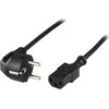 Goobay DELTACO Kabelis kampinis CEE 7/7 į tiesusIEC 60320 C13, 5m / DEL-111