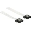 Kabelis DELTACO SATA 6Gb/s, 0.7m, juodas / SATA-1002