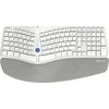 Belaidė ergonominė klaviatūra Delux GM901D BT+2.4G - balta