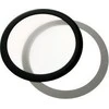 DEMCiflex dust filter 120mm, round – juodos ir baltos spalvos