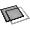 DEMCiflex Dust Filter 200mm, square – juodos spalvos