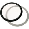 DEMCiflex dust filter 200mm, round – juodos ir baltas spalvos