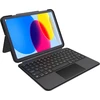 DEQSTER 90-2000039 planšetinio kompiuterio dėklas 27,7 cm (10,9"), juodas, su atlenkiamu dangteliu