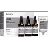 Odos skaistinimo rinkinys „Revox B77“: dieninis paakių serumas su kofeinu 5 %, 30 ml + antioksidantinis serumas veidui su vitaminu C 2 %, 30 ml + tonizuojantis serumas veidui su glikolio rūgštimi 20 %, 30 ml + skvalanas, šalinantis nešvarumus, valomasis kremas, 30 ml.